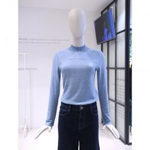 [듀엘] 니트넥 절개 디테일 티셔츠 D234MSM039 백화점 아울렛 (4435168)