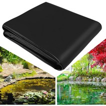 연못 방수포 폴리에틸렌 물자 검정 Geomembrane 간격 0.12mm 유효한 각종 크기, 5x6m