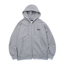 예일 YALE 3 29 배송 23SS ONEMILE WEAR SMALL ARCH LOGO HOODIE ZIP UP GRAY YC8HD0003GR