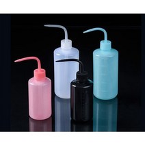 창조물산 4개 컬러 세척병 다육식물 미니물조리개 250ml, 블랙