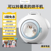 고양이 건조부스 펫드라이룸 드라이기 소형견, 화이트