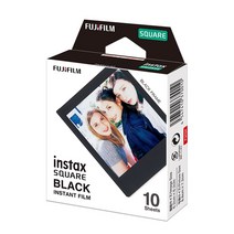 인스탁스 스퀘어필름 블랙 1팩(10매)/폴라로이드필름, 1개