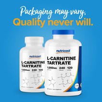 뉴트리코스트 L카르니틴 타트레이트 1000mg 240캡슐, 1개, 240정