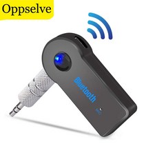라우터 모뎀 네트워크카드 무선 블루투스 수신기 송신기 어댑터 3.5mm 잭 자동차 MP3 TV 헤드폰 스피커 스테레오 AUX 음악 블루투스 어댑터, [01] Black, 1개