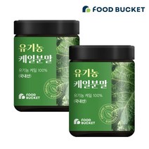 푸드버킷 유기농케일분말 케일분말 케일파우더 100gx2통, 단품, 2통, 100g