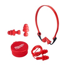 밀워키 이어플러그 소음 방지 차단 안전 특수 귀마개 밴드형 실리콘, 1. 이어플러그 3PK 48-73-3151