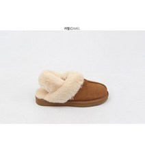코지23 여자 편안한 털 슬링백 프리미엄 소가죽 슬리퍼