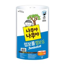 A나무야나무야 점보롤 1겹 500m 4롤, 1개, 4개