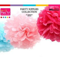 팜팜모빌/종이꽃볼만들기/지름 20cm 칼라선택 파티 돌, 20cm 라벤다