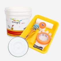 삼화페인트 아이생각 결로텍스 2L + 7인치벽면트레이도구세트, 클라우드화이트