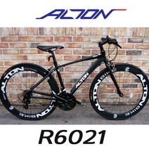 알톤 R6021 시마노 21단 원터치 기어 로드마스터 에어로 하이림 하이브리드 자전거, 화이트, 430(키170cm이하)