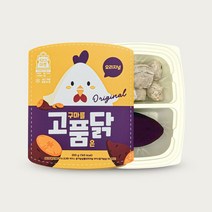 [천삼백케이] [닥다마켓] 고구마 품은 닭가슴살 고품닭 오리지널 200gx30팩, 단품
