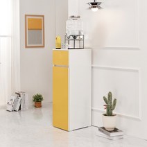 올레 300 정수기 받침 미니 틈새장, 옐로우