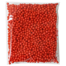 핸디몰 칼라스치로폼 공 5mm(선물포장 유리병장식등), 빨강색