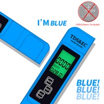 TDS측정기 디지털 TDS/EC 미터 테스터 온도계 펜 물 순도 PPM 범위 0-9999 필터 수경 수족관 수영장 모니터 테스트 측정기, [03] Backlight TDS EC
