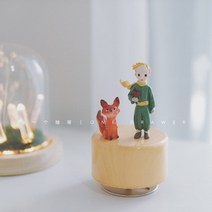 크리스마스오르골 코스트코 서랍 수제 왕자 여우 회전 8 장식품 생일 선물, 서있는어린왕자