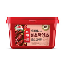 해찬들 100% 우리쌀 매운 태양초 고추장, 1.8kg, 1개