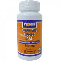 Now Foods 리포산 250 Mg 60 식물성 캡슐