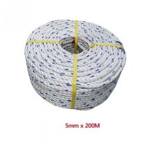 배표 PP로프 백색 5mmx200mx2.3kg 8941147
