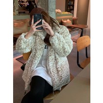 메쉬 레드 스트리트 호피 도톰 램스울 코트 여 겨울 여성모피 여성자켓 뽀글이자켓 겨울옷 겨울자켓 여성숏자켓