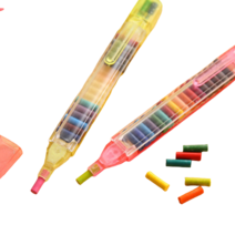 심 교체 색연필 컬러링 북 색칠펜 몽당심 크레파스 알록달록, 단품, 단품