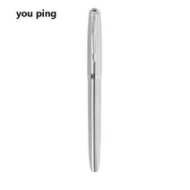 선물 입문용 새로운 Jinhao 85 클래식 레트로 학교 용품 학생 사무실 문구 만년필, All Steel