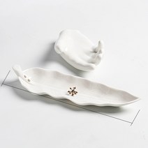 0503 호텔 식기 콤비 딤섬 접시 커스텀 도자기 접시, 라지 콤비네이션 14인치 37cm