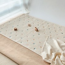 마롤로뜨 100수 자수 아기 방수요 유아 방수패드 신생아 침대, 크앙디노_방수패드