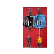 미니 에어컨 윈치 호이스트 인양기 전동 로프 휴대용, 500kg 수동모델 7.6m+6악세서리