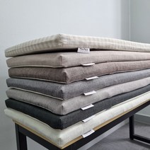 벤치의자방석 긴 식탁의자 방석 국내 맞춤제작 가능 카페 사무실 대형, 속커버추가, 8.속커버