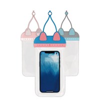 꼬마주 스마트폰 워터파크 방수팩, 핑크, 1개