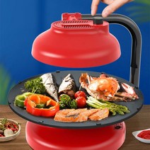 연기안나는 전기 그릴 가정용 적외선 난방 무연 구이 플레이트