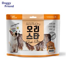 오리스타 숯불꽈배기 300g / 적당한 딱딱함으로 소형견도 잘먹는 오리고기 육포
