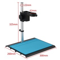 알루미늄 합금 조정 가능한 초점 브래킷 포커싱 홀더 테이블 스탠드 40mm 50mm 디지털 HDMI USB 비디오 현, 01 42mm