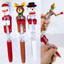 크리스마스선물 권투 볼펜 눈사람 루돌프 산타 복싱