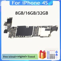 IOS 시스템이 있는 iphone 4S 5 5C 5S 마더보드 풀 칩이 메인 보드용 잠금 해제 8GB /16GB /32GB, 12 For 4S-8GB
