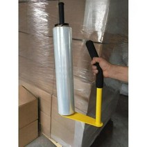 수동 파렛트 핸드 랩핑기 압축랩 포장기 물류센터 택배 랩포장, 흰색 모델 흰색 - 45-50cm 필름 너비