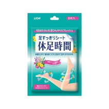 라이온 휴족시간 쿨링시트 6매입., 상세페이지 참조, 상세페이지 참조