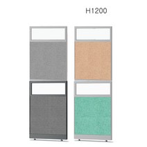 PDS-10 H1200 PVC 45T 원톤유리파티션 패브릭파티션 가림막 파티션, (부속)