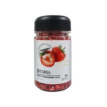큐원 건조 딸기 다이스 20g, 단품, 1개