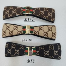 고급리본 자동핀