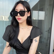 하리몽드 여성 남성 스퀘어 프레임 오버 사이즈 선글라스 4color