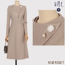 윈 UNE클래식울블렌드원피스
