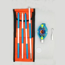 과학실험 프리즘 토탈 스테이션 용 4 극의 신상품 마이크로 블루 17 5mm, prism