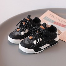 FULIBS 여자 운동화 2022 봄 운동화 유행 아빠 신발 어린이 봄과 가을 신발 온라인 인기있는 소년 신발 1L