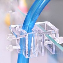 어항 수족관 호스 거치대 클램프 벽면 고정 튜브 파이프 걸이 수조 아쿠아 물고기 관상어 키우기 열대어 구피 수납 도구 공구 렉 아크릴 홀더 벽 가정 업소 매장 취미 필수 아이템