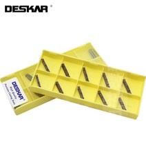 DESKAR-스테인레스 스틸용 카바이드 인서트 MGMN200 MGMN300 MGMN400 MGMN500 MGMN600 -G -M LF6018 CNC 선반 홈 가공 터닝 10 개, [11] MGMN500-M LF6018, [01] 10개 세트