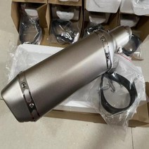 CH moto r 탄소 섬유 모토 rcycle 파이프 250cc 350cc 600cc 이스케이프 튜브 Nmax Tmax530 Msx125 GSR600, D 370mm with sticker