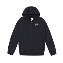 나이키 NSW 클럽 풀집 후드집업 블랙 BV3699-010 스포츠 트레이닝 패션 풀오버