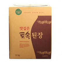 맛깊은 토속 된장 맛있는 집된장 재래 전통 찌개 식자재 대용량 14kg, 쿠팡리치팟 1